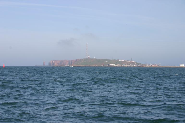Helgoland widziany z morza Helgoland widziany z morza